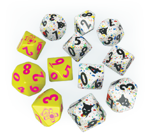 Dice and Gaming Accessories Game-Specific Dice Sets: Fallout Factions: The Pack Dice Set